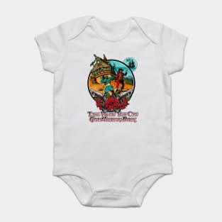 The Pirate King and his Treasure in the Caribbean Baby Bodysuit